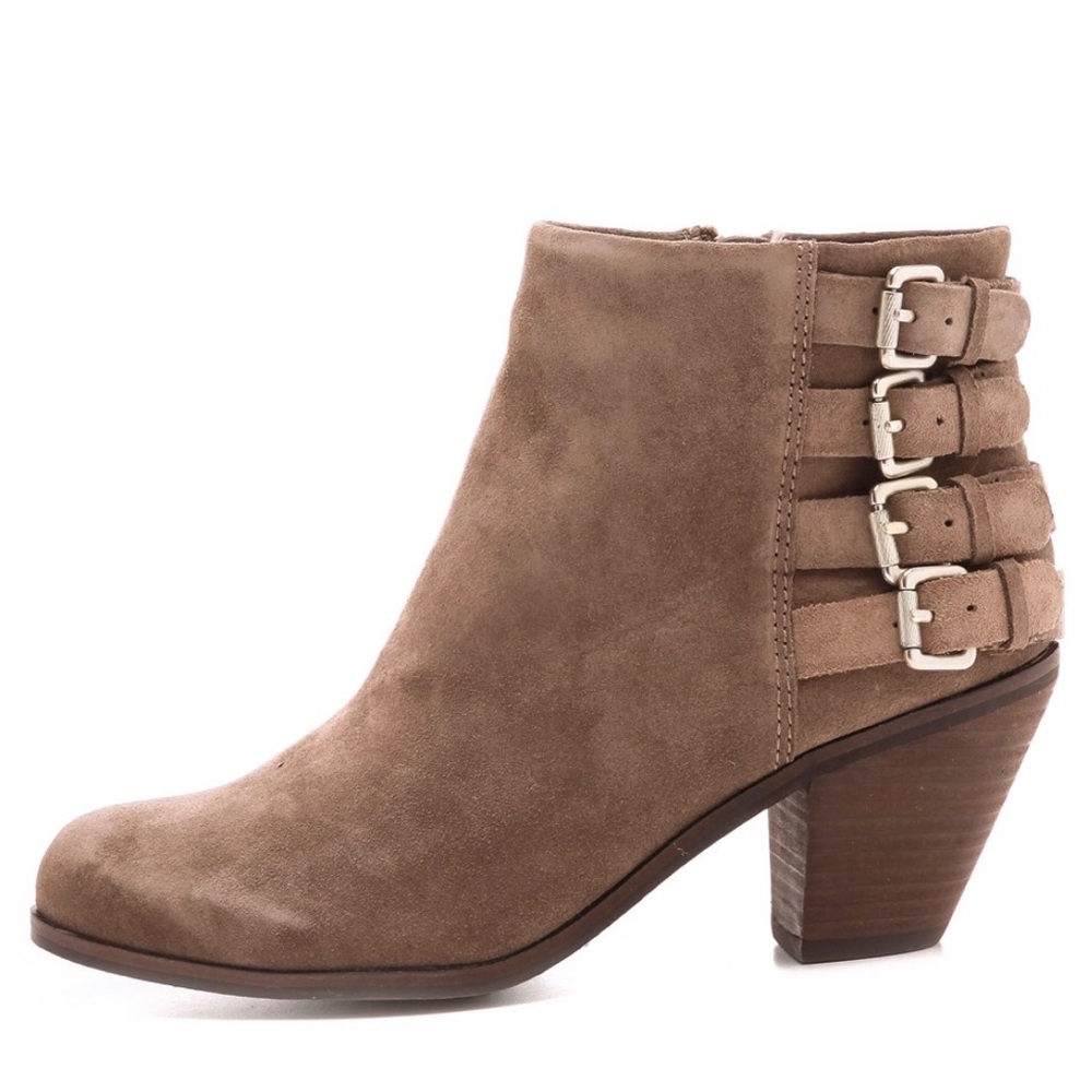 Sam Edelman Taupe Lucca Booties Sz 7